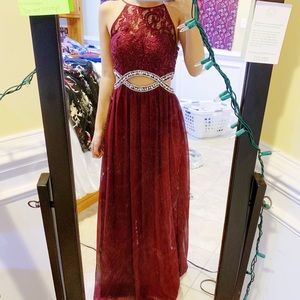 Burgundy Prom Dress